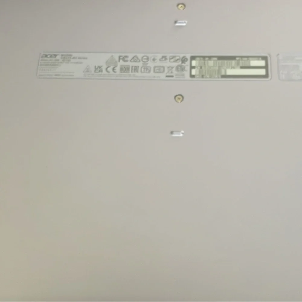 Acer Black Laptop Chiclet Keyboard Backlit